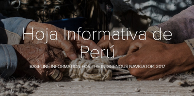 Cover of Hoja Informativa de Perú