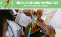 Cover photo of the Indigenous Navigator with banner text